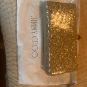 Jimmy Choo Glitter Clutch